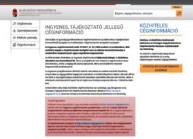 e cégje|Cégszolgálat Ingyenes Céginformáció .